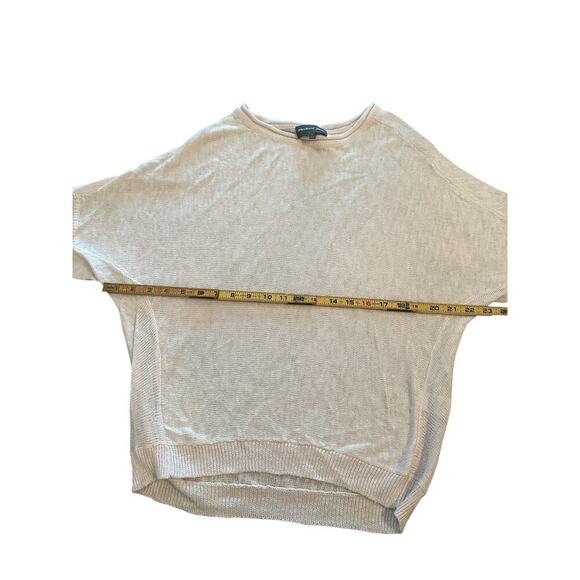 Michael Stars Cream Cotton Blend Verna Dolman Sleeve Knit Top Size Small - Picture 6 of 8